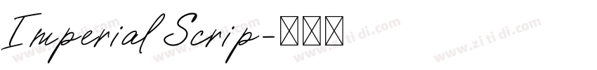 Imperial Scrip字体转换
